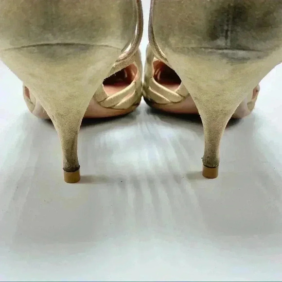 Alaia Paris made in Italy suede kitten heel pointed tor - Picture 5 of 9